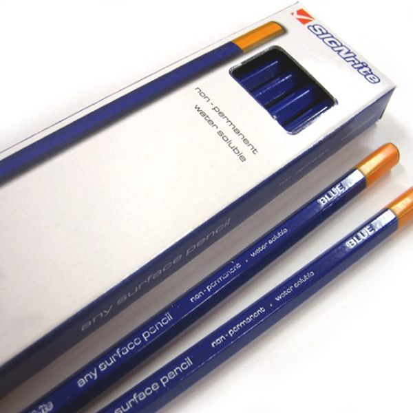 SIGNrite Wax Pencils Blue